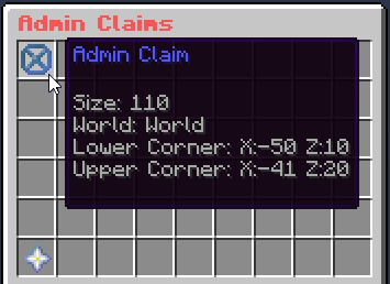 MyClaimsGUI [GriefPrevention Addon] | SpigotMC - High Performance ...